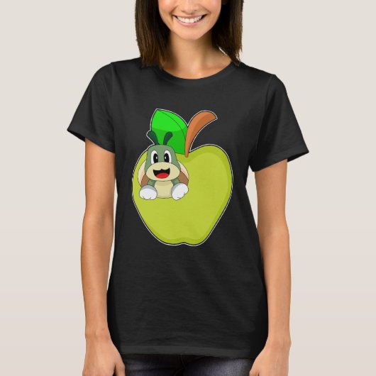 Caterpillar appelfruit t-shirt (Voorkant)