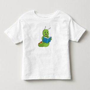 Caterpillar at Reading with Book Kinder Shirts
