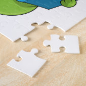 Caterpillar at Reading with Book Legpuzzel (Zijkant)