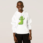 Caterpillar avec cuillère et fourche (Devant entier)
