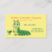 Caterpillar Daycare Visitekaartjes (Voorkant)