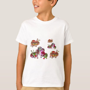 Caterpillar en lieveheersbeestje Lady Bug Graphic T-shirt