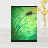 Caterpillar Kaart (Gele Bloem)
