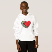 Caterpillar love heart (Devant entier)