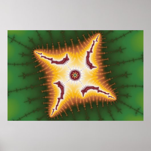 Caterpillar - Poster Fractal (Devant)