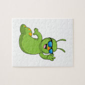 Caterpillar with Sunglasses Legpuzzel (Horizontaal)