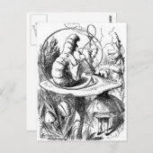 Caterstone Roking a Hookah Alice in Wonderland Briefkaart (Voorkant / Achterkant)