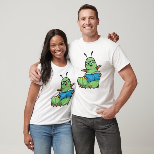 Caterstyle as Nerd with Book & Glasses T-shirt (Unisex)