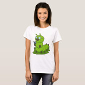 Caterstyle as Nerd with Glasses & Book T-shirt (Voorkant volledig)