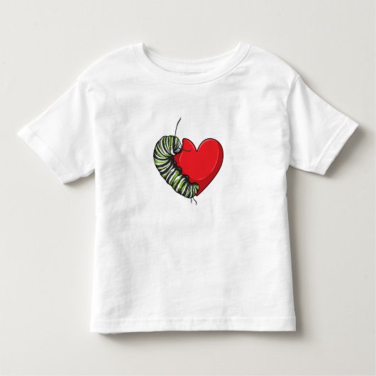 Caterstyle Love Heart Kinder Shirts (Voorkant)
