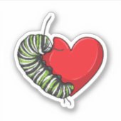 Caterstyle Love Heart Sticker (Voorkant)