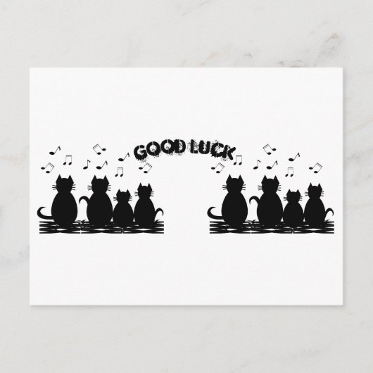 caterwauleren briefkaart (Voorkant)