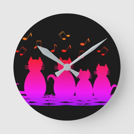 caterwauleren ronde klok (Voorkant)