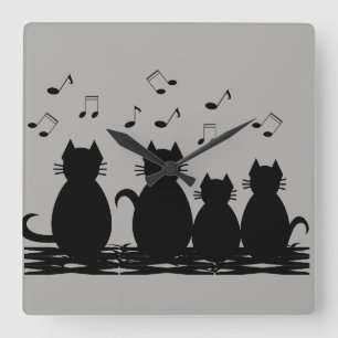 caterwauleren vierkante klok