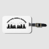 caterwauling Personalize , Luggage Tag  Bagagelabel (Voorkant (horizontaal))
