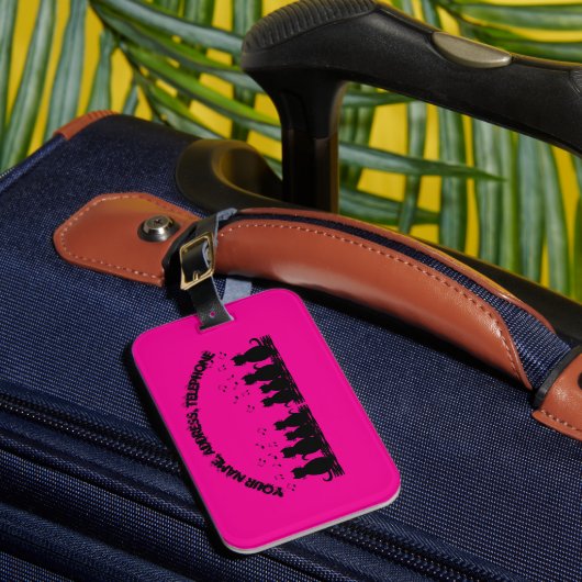 caterwauling Personalize , Luggage Tag  Bagagelabel (Voorkant Insitu 1)