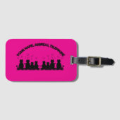 caterwauling Personalize , Luggage Tag  Bagagelabel (Voorkant (horizontaal))