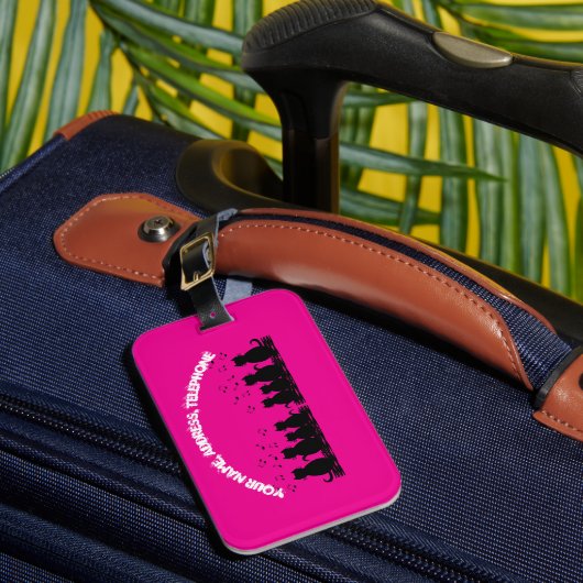 caterwauling Personalize , Luggage Tag  Bagagelabel (Voorkant Insitu 1)
