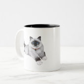 CatFans - Birman Tweekleurige Koffiemok (Voorkant links)