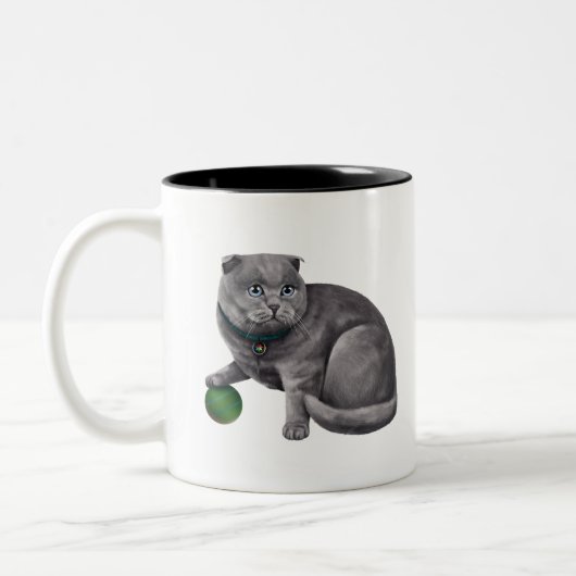 CatFans - Scottish Fold Tweekleurige Koffiemok (Links)