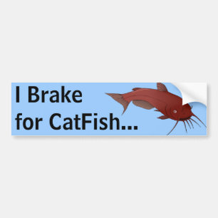 CatFish Brake Break Bumpersticker