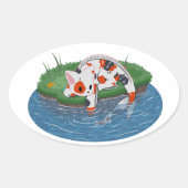 catfish ovale sticker (Voorkant)