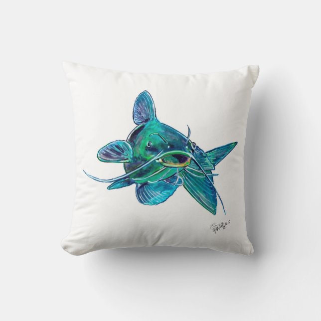 Catfish Pillow Kussen (Voorkant)