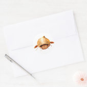 Catfish Tongue Ronde Sticker (Envelop)