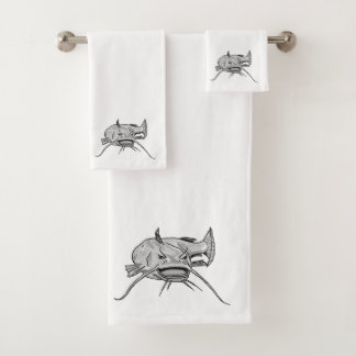 Catfish Towel Set Bad Handdoek