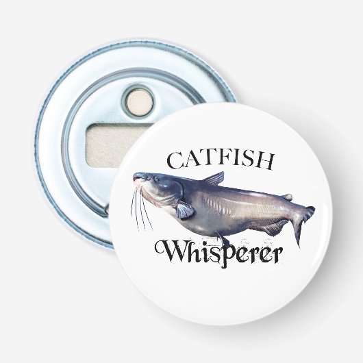 Catfish Whisperer Button Flesopener (Voorkant)