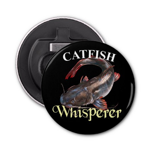 Catfish Whisperer Dark Button Flesopener (Voorkant)