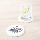 Catfish Whisperer Zandsteen Onderzetter (Zijkant)