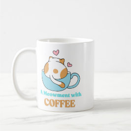 Catful Coffee Moment – Schattigee Cat Art Mok