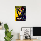 Catgevecht Poster (Thuiskantoor)