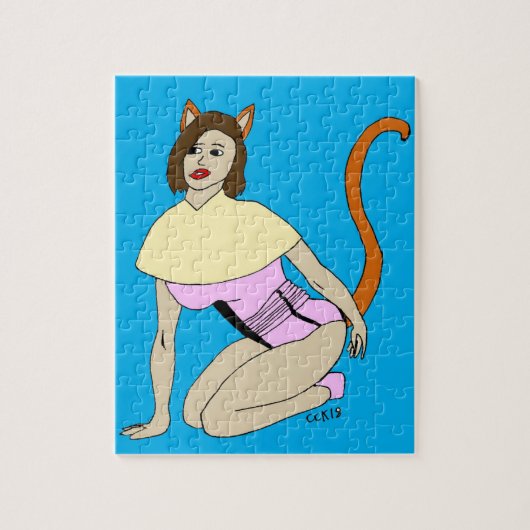 catgirl  legpuzzel (Verticaal)