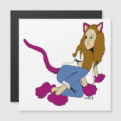 catgirl magnet (Voorkant / Achterkant)