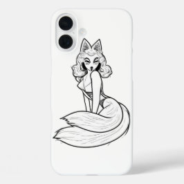 Catgirl-telefooncel iPhone 16 Plus Hoesje