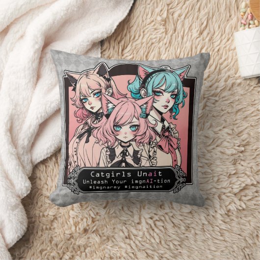 Catgirls Unait Kussen (Deken)