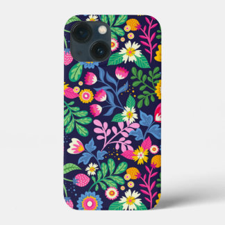 cath Kidston Bloemen tekening origineel kunst ontw iPhone 13 Mini Hoesje