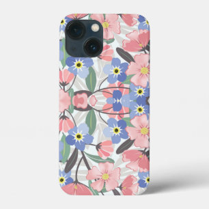 Cath Kidston London Design Blue iPhone 13 Mini Hoesje
