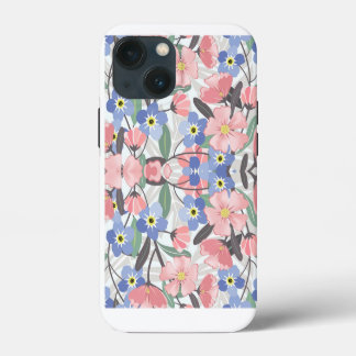 Cath Kidston London Design Blue iPhone 13 Mini Hoesje