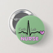 Cath Lab Nurse Gifts Ronde Button 5,7 Cm (Voorkant /achterkant)