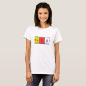 Cath periodiek table name shirt (Voorkant volledig)
