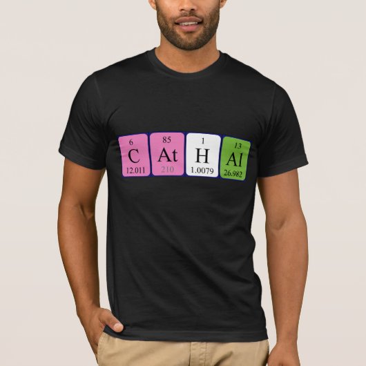 Cathal periodiek table name shirt (Voorkant)