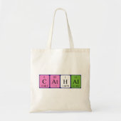 Cathal periodieke table name canvas tas (Voorkant)
