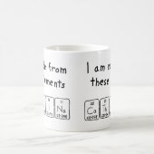 Catharina nom de table périodique mug (Centre)