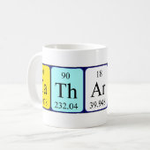 Catharina nom de table périodique mug (Devant gauche)