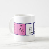 Catharina nom de table périodique mug (Devant gauche)