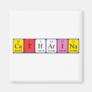 Catharina periodieke lijstnaam magneet