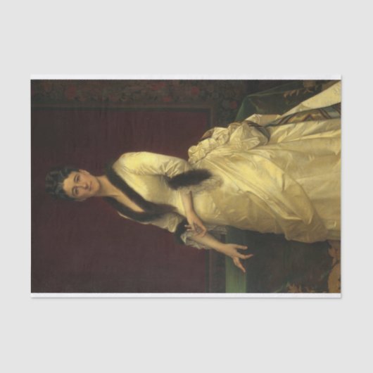 Catharine Lorillard Wolfe van Alexandre Cabanel Tissuepapier (Voorkant)